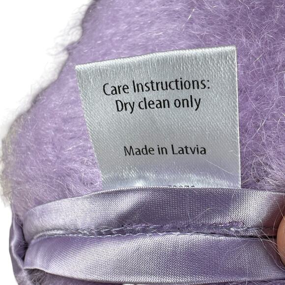 ELEANOR BALFOUR Pastel Purple Mohair Blend Sweater Women's Size 4 - Picture 8 of 11